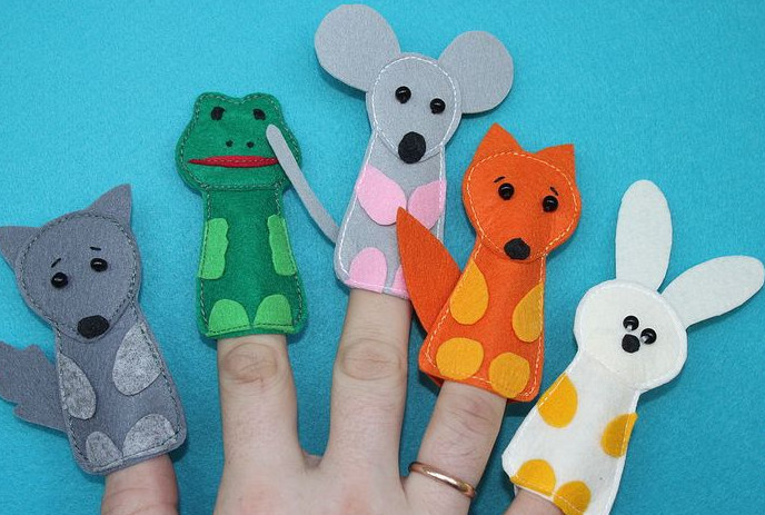 Пальчиковые игрушки. Из бумаги своими руками для детей.