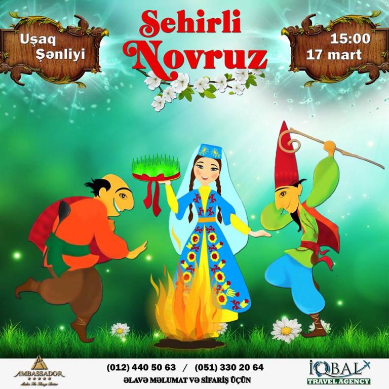Праздничная программа "Sehirli Novruz"