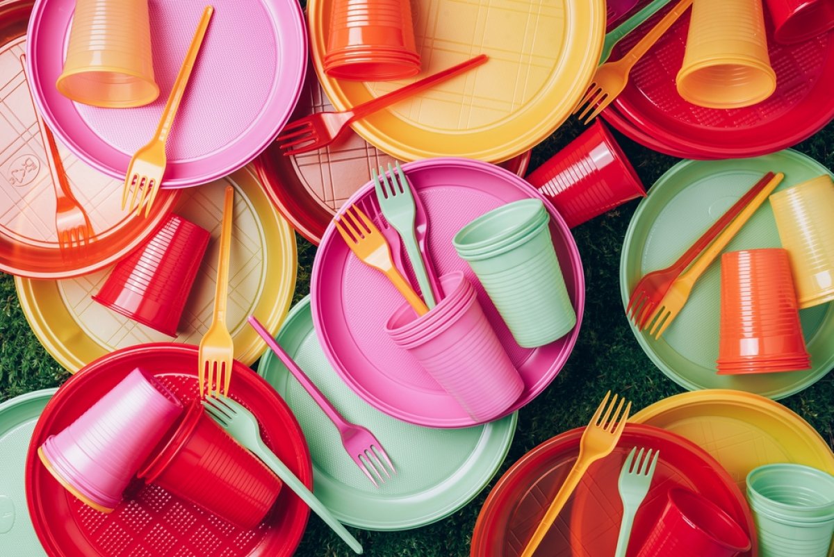 Запрещен импорт одноразовой пластиковой посуды